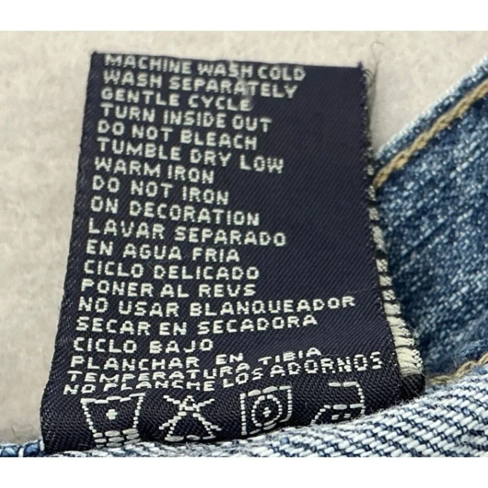 Paco‎ Sport Vintage Y2K Denim Shorts Baggy Skater Embroidered Blue Men 34 Street